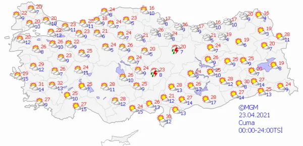 1618762847654.png Bu hafta hava durumu nasıl olacak? Meteoroloji açıkladı! - 7