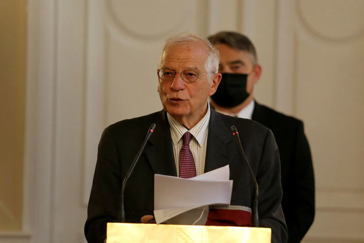 AB Yüksek Temsilcisi Josep Borrell: Bosna Hersek ile AB aynı değerlerden doğan ikiz kardeşlerdir