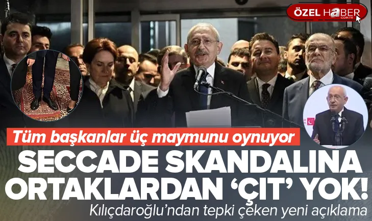 Seccade skandalına ortaklarında ’çıt’ yok!