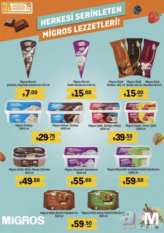 26 Eylül Migros indirim kataloğu yayınlandı: Migros’ta Dana Kasap Sucuk 59 TL, Dana Kasap Sucuk 59 TL, Dana Kıyma 99.90 TL, Süzme Peynir 39 TL’den satılıyor 19