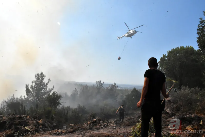 Muğla'dan art arda yangın haberleri! Köylüler evlerini terk ediyor 20