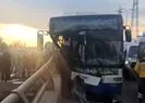 Sincan’da halk otobüsü kaza yaptı! Yaralılar var