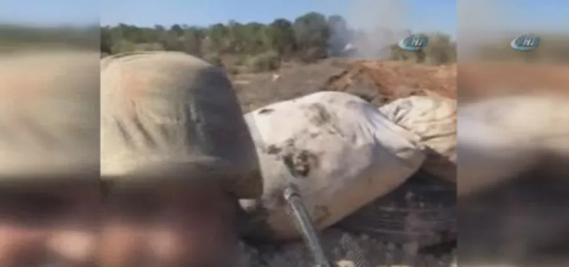 YPG'nin cephaneliği böyle havaya uçuruldu