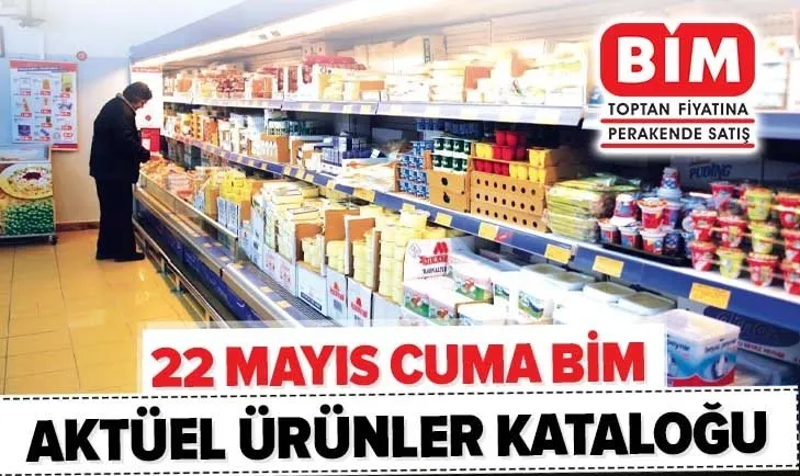 22 Mayıs BİM aktüel ürünler kataloğu: BİM’de bu hafta indirimli ürünler dolu dolu! İşte aktüel katalog...