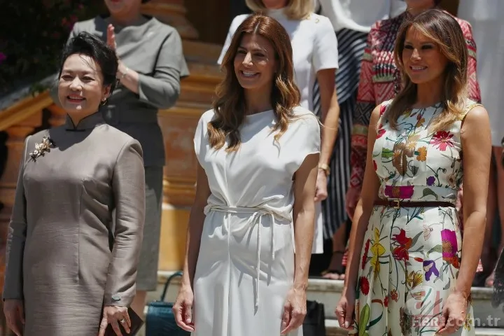 Emine Erdoğan, lider eşleriyle bir araya geldi 15