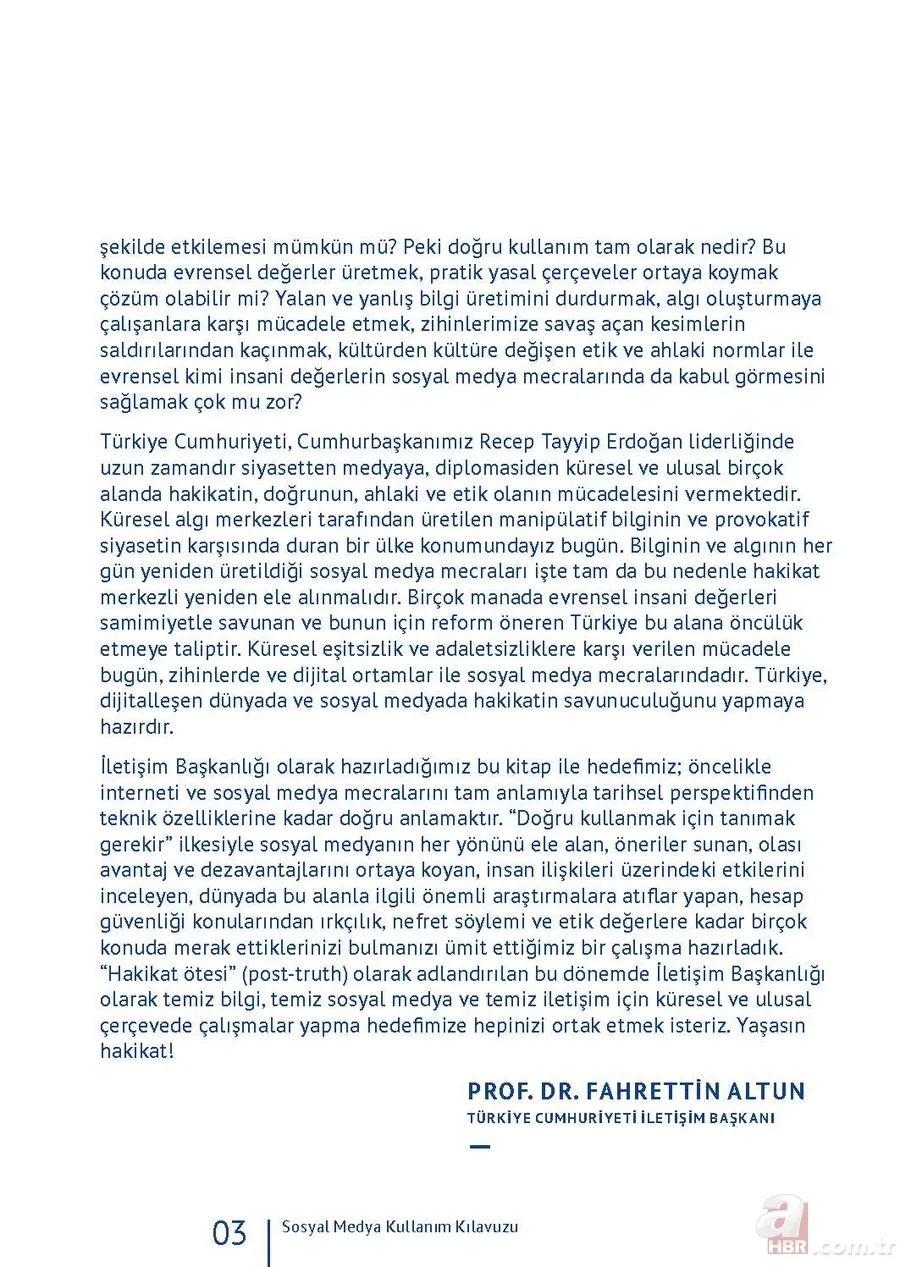 İletişim Başkanlığı hazırladı! İşte “sosyal medya kullanım kılavuzu” 15