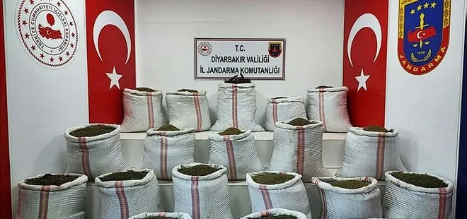 Diyarbakır’ın Lice’de 516 kilo uyuşturucu ele geçirildi