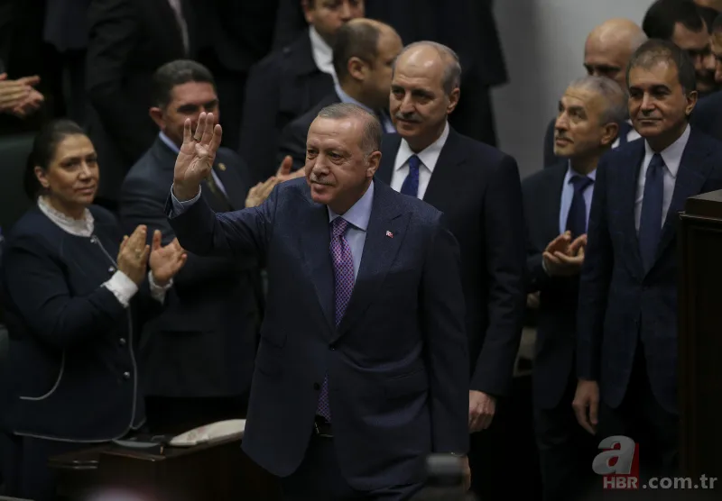 Başkan Erdoğan partilileri selamladı! O anlar böyle görüntülendi... 1