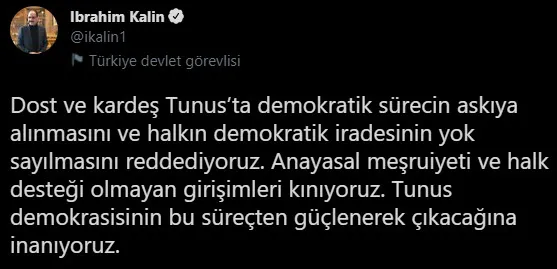 Son dakika: Türkiye'den Tunus'taki darbe girişimi hakkında sert tepki - 7