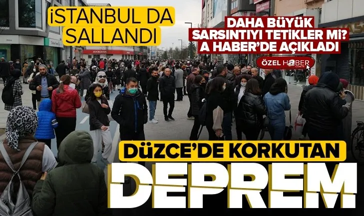 İstanbul’da hissedilen deprem!