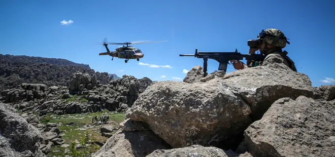 Hakkari’de J-SİHA ile terör operasyonu