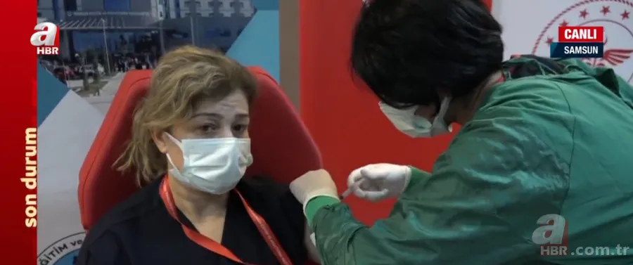 Salgınla mücadelede tarihi gün! A Haber aşı odalarında 22