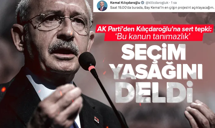 Kılıçdaroğlu seçim yasağını hiçe saydı!