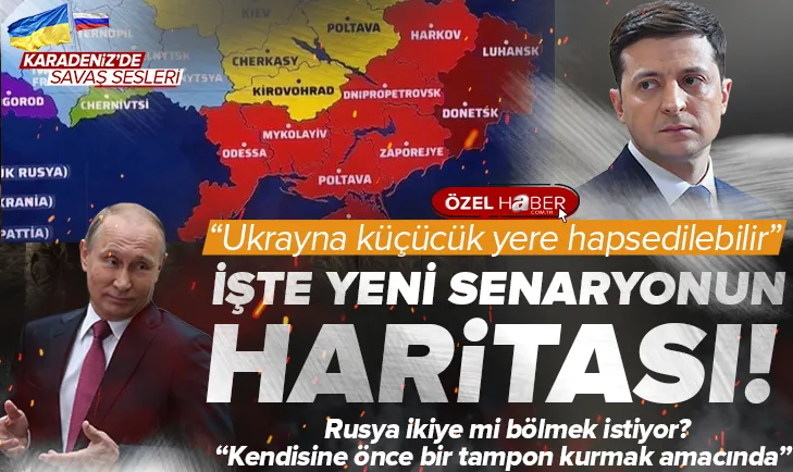 İşte en kötü senaryoda Ukrayna haritası!