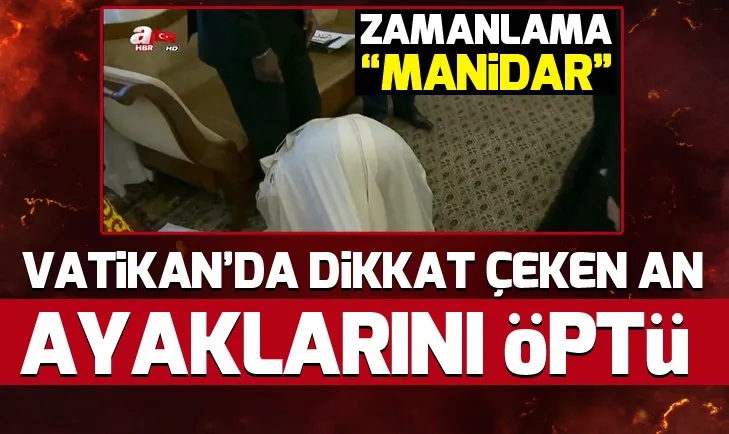 Papa Franciscus Sudanlı siyasilerin ayaklarını öptü