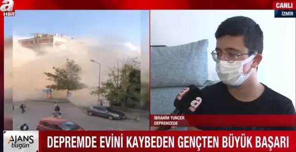 Depremde evini kaybeden gençten büyük başarı: Tıp kazandı