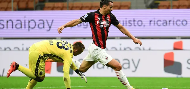 Milan sahasında Bologna’yı Zlatan İbrahimovic’in 2 gölüyle yendi
