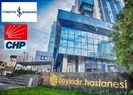 O hastanenin arkasında CHP-İş Bankası işbirliği
