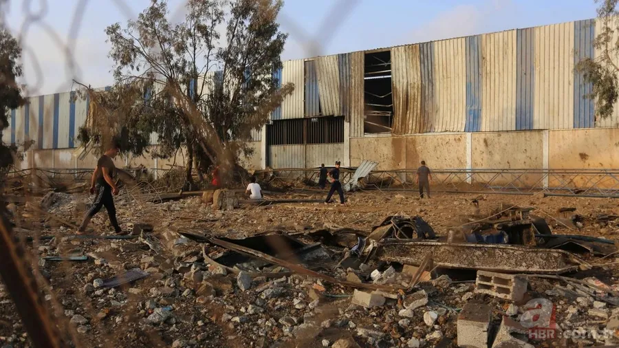 İsrail terörünün yıkımı gün ağarınca ortaya çıktı 9