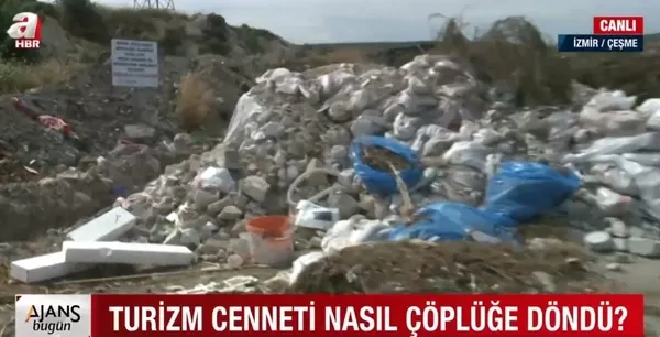 CHP’den Ankara ve Çeşme’de çevre katliamı! Turizm cenneti çöplüğe döndü