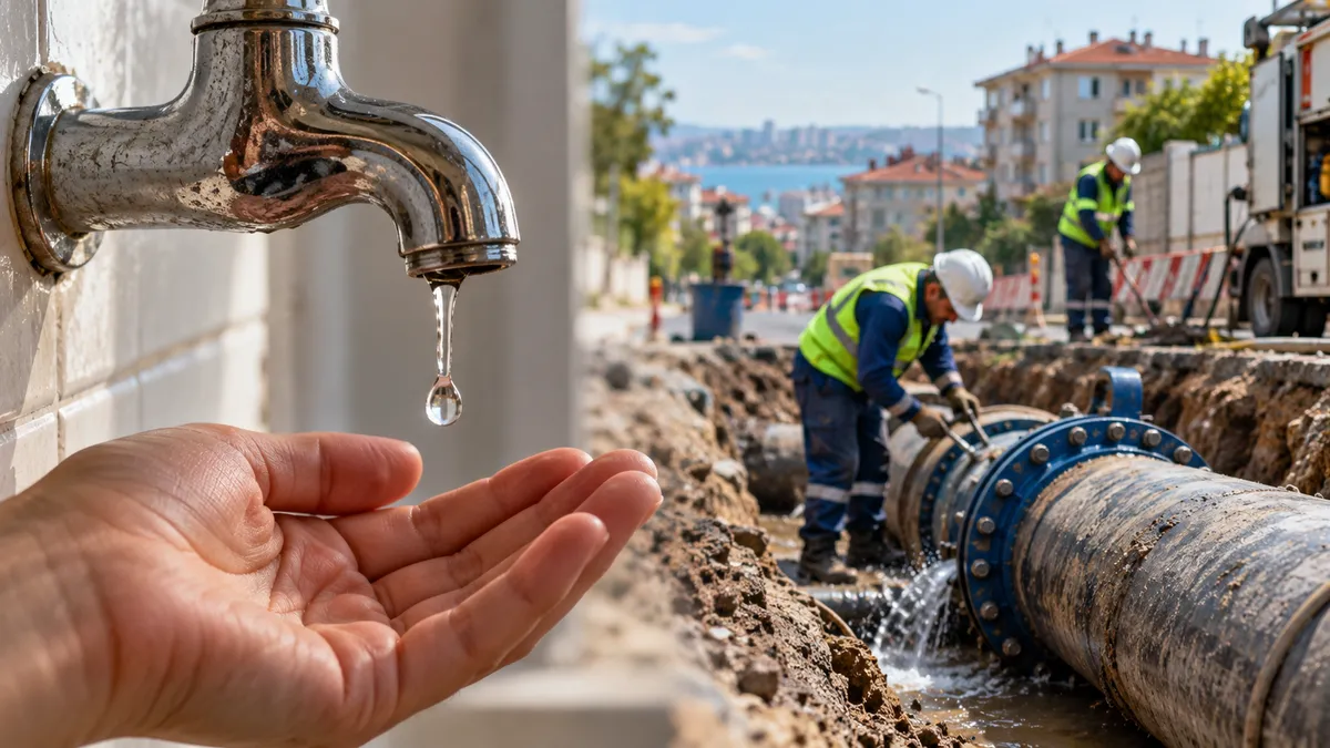 Zeytinburnu’nda 11 mahallede sular kesildi! Suların geleceği saat belli oldu