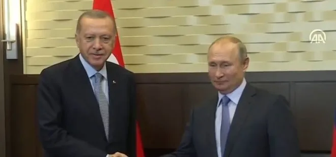 Başkan Erdoğan Putin ile bir araya geldi