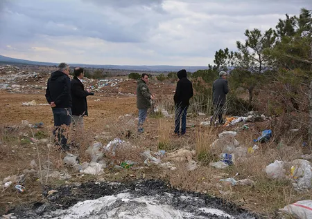 Uşak'ta korkunç manzara! Çöplükte bulundular