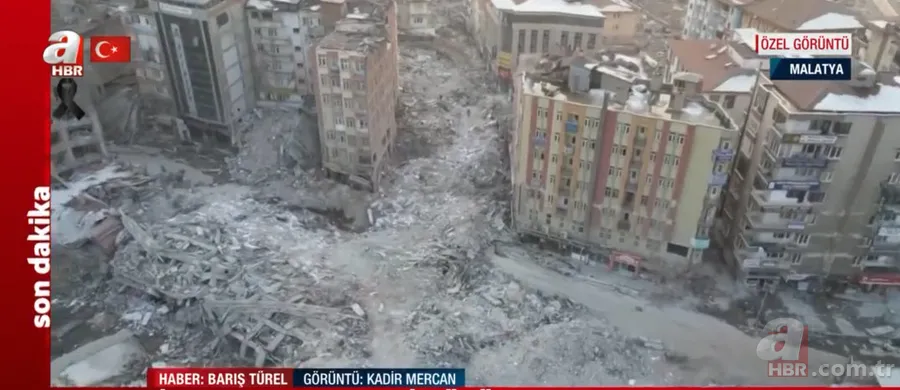 Görüntüler Malatya'dan... A Haber drone kamerası ile kayda alındı! İşte BÜYÜK YIKIM 9