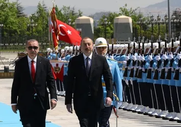 İlham Aliyev'den Başkan Erdoğan'a teşekkür