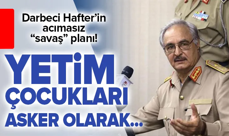 Darbeci Hafter yetim çocukları asker olarak saflarına katıyor