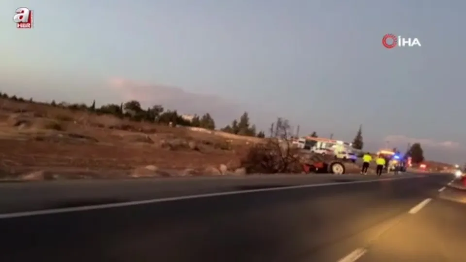 Şanlıurfa’da traktör devrildi