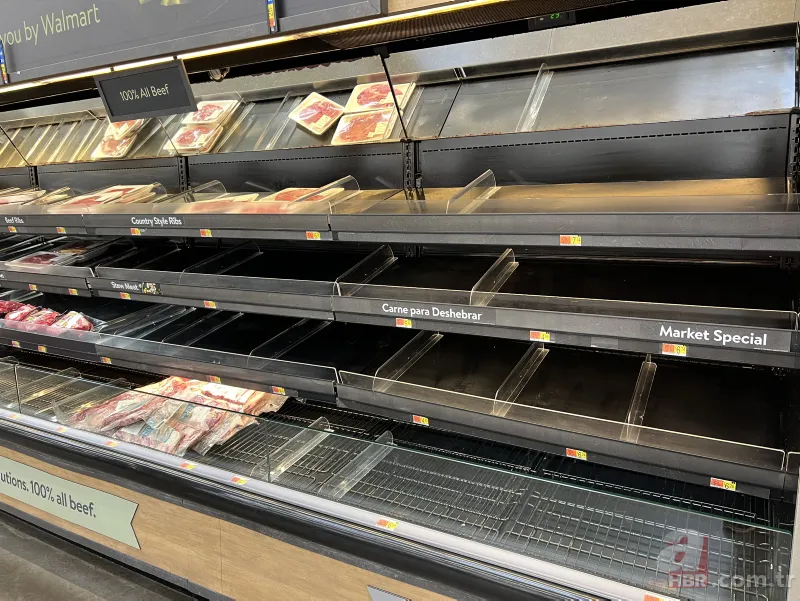 ABD'de omicron varyantı marketleri de etkiledi: Raflar boş kaldı! 2