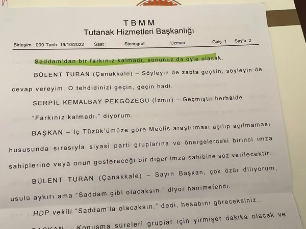HDP’li Serpil Kemalbay Pekgözü’nden Meclis’te iktidara skandal tehdit: Sonunuz Saddam gibi olacak