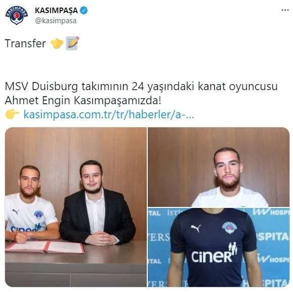 SON DAKİKA: Kasımpaşa Ahmet Engin'i transfer etti - 3
