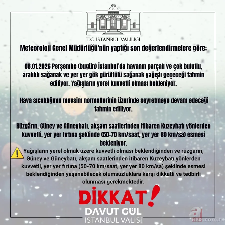 Meteoroloji uyardı: 63 il için sarı alarm! Fırtına, don, lodos... Cuma pik yapacak 11