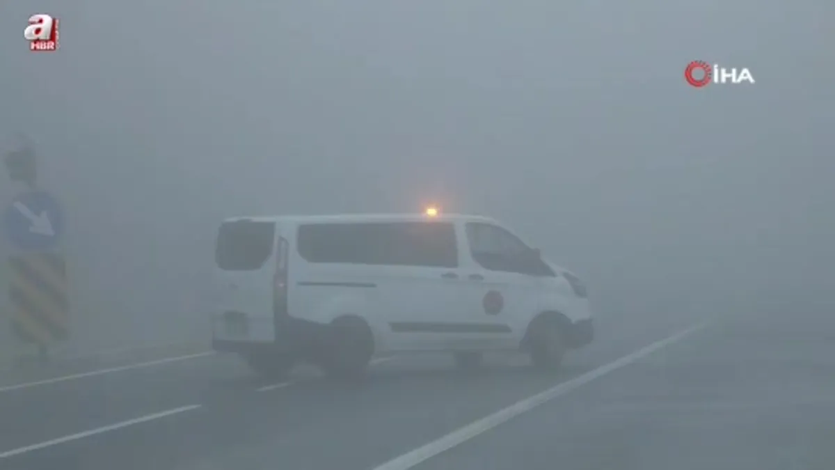 Bolu Dağı'nda göz gözü görmüyor