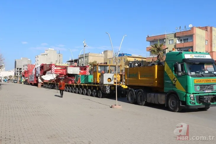 720 kilometrelik yolu 38 günde tamamladı! Hatay’dan yola çıkan termik santral parçaları Şırnak’ta!