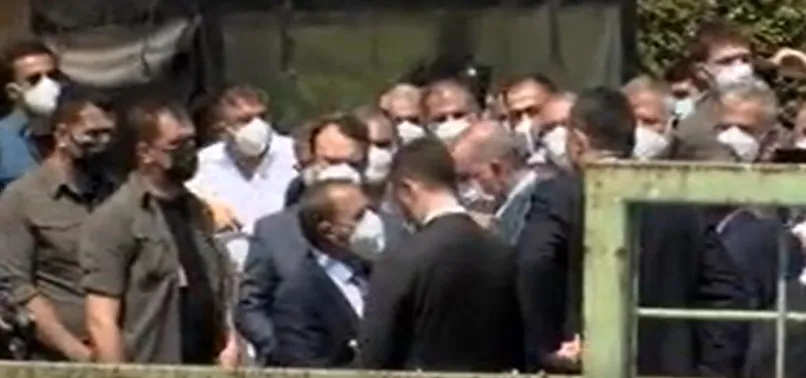 Başkan Recep Tayyip Erdoğan minibüsçülerle sohbet etti!