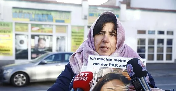 Kızı PKK tarafından kaçırılan anne Berlin'de eylemine devam etti: Kızım nerede? - 1