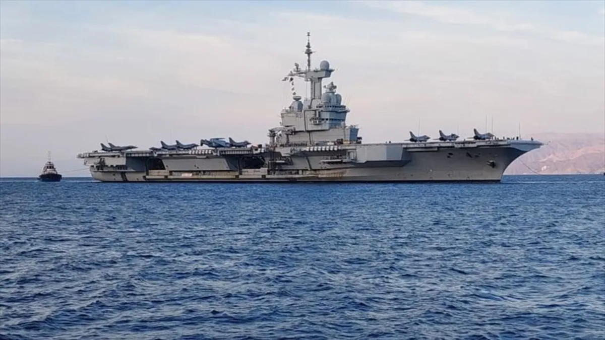 Fransa'dan Doğu Akdeniz hamlesi! Nükleer uçak gemisi Gaulle'yi bölgeye konuşlandırdı