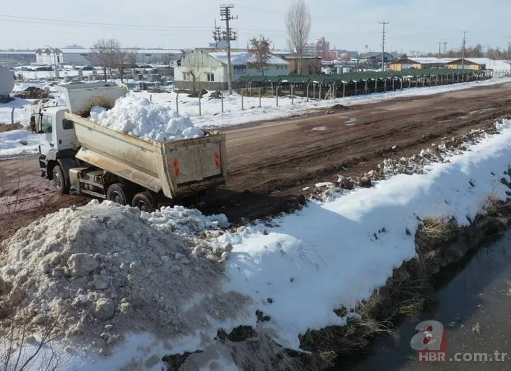 Tuz Gölü’nde kuraklık: 2 bin 500 kamyon kar taşındı! Son 20 yılın en yüksek kar yağışı!