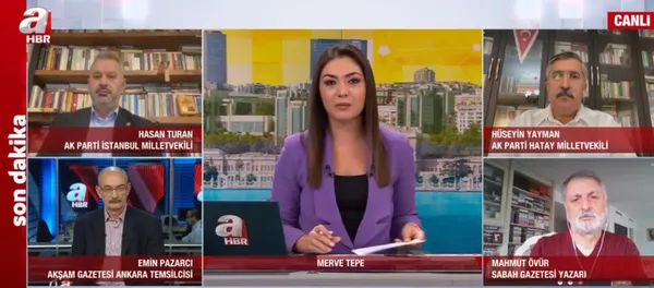AK Parti vekilleri ve gazetecilerden Kemal Kılıçdaroğlu'na A Haber canlı yayınında sert tepki! FETÖ diline amede - 1
