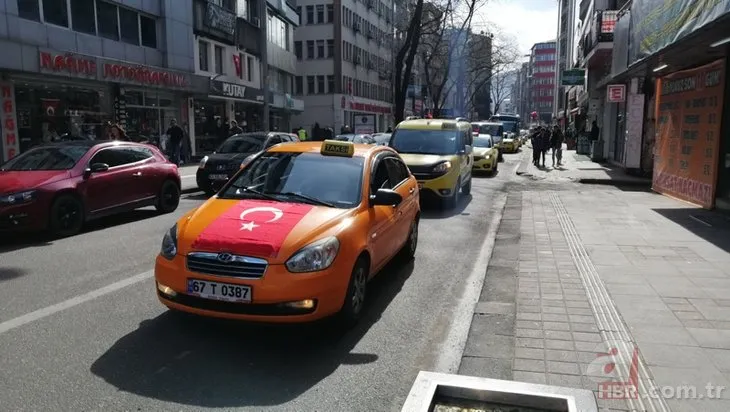 Türkiye Mehmetçik için tek yürek oldu! Her yer Türk bayrağıyla donatıldı