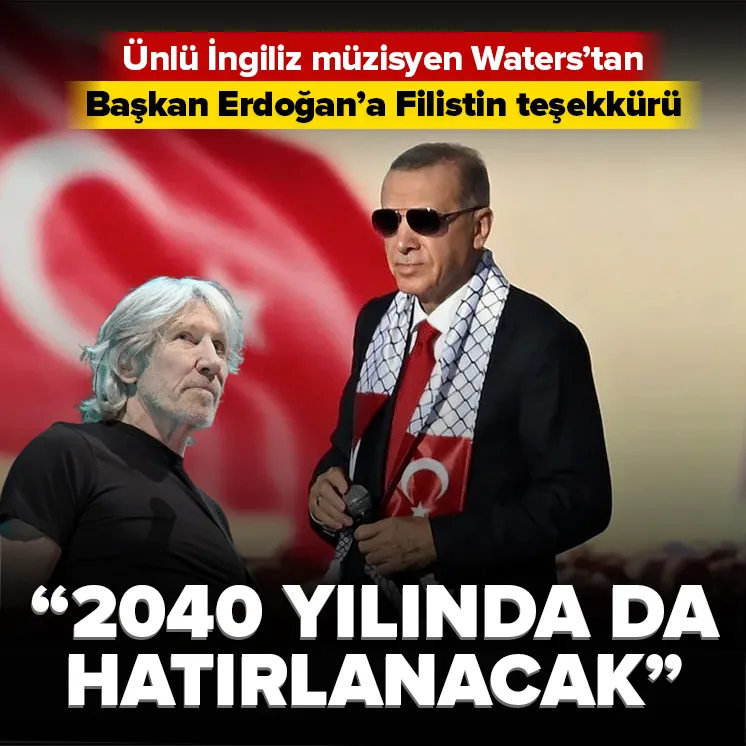 İngiliz müzisyenden Başkana Filistin teşekkürü