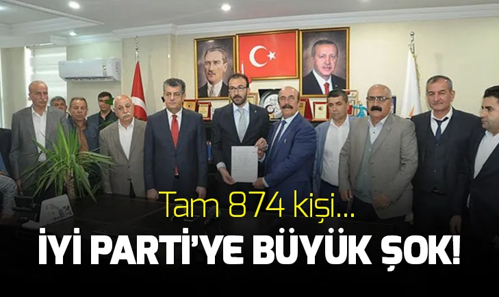 İYİ Partiden istifa edip, AK Partiye geçtiler