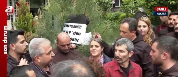 Son dakika: Acılı ailelerden HDP’ye siyah çelenk! HDP’li vekil ve aileler arasında gerginlik
