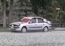 Son dakika: Kars’ta sabah saatlerinde dolu yağışı |Video