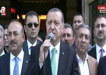 Cumhurbaşkanı Erdoğan: Safları sık tutun