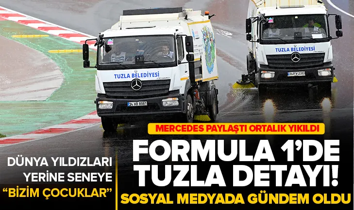 Formula 1 Türkiyede gündemi sallayan paylaşım
