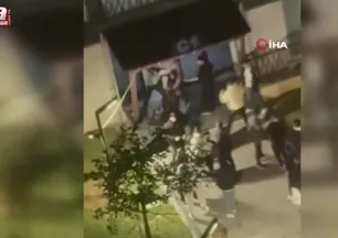 Esenyurt’ta gençler birbirine girdi ortalık savaş alanına döndü